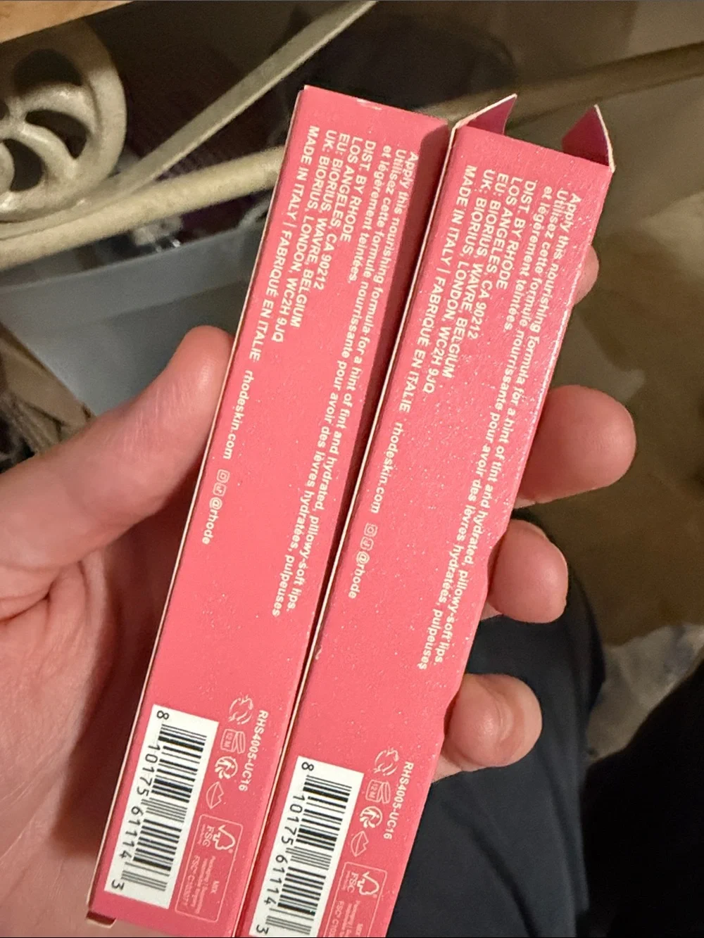 rhode bundle of 2 Sweet Pea Peptide Lip Treatment
